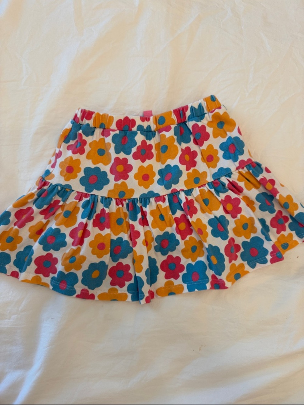 BISBY Kids Floral Tiered Skirt - Multi-Color